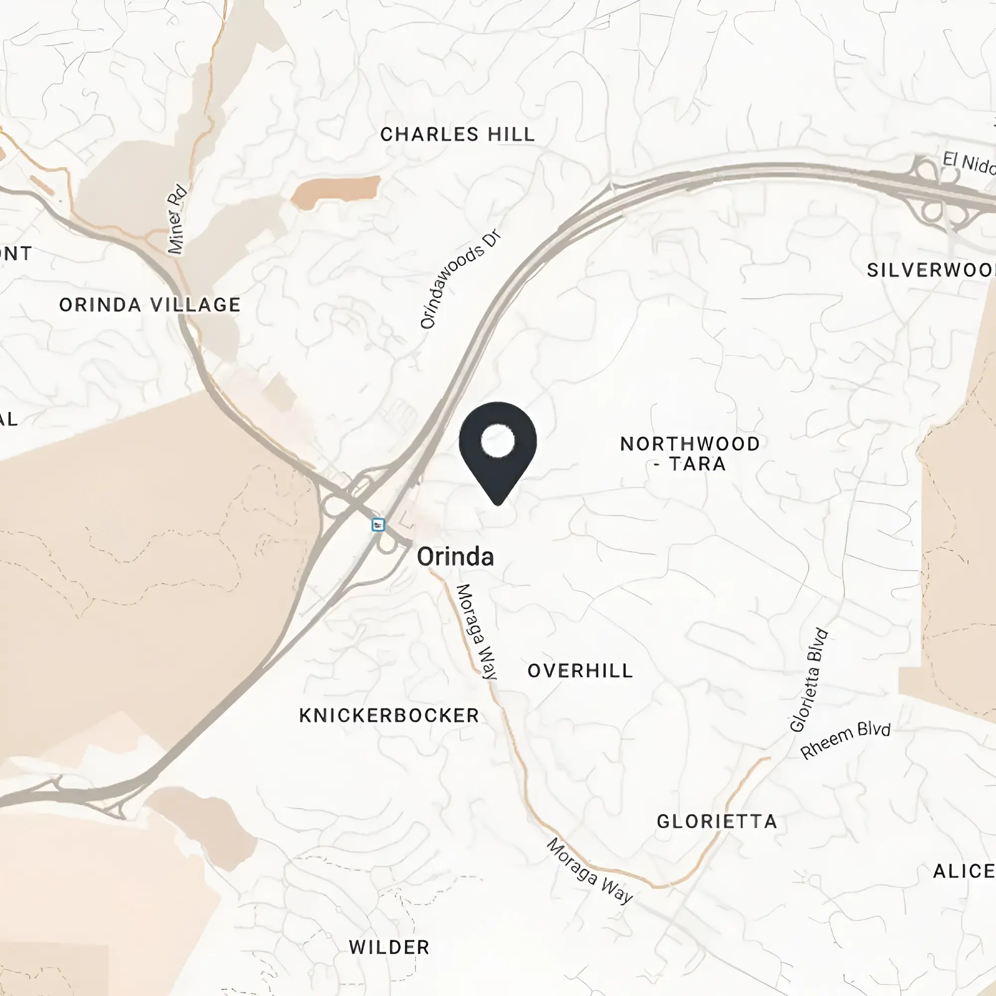 Tamplen Plastic Surgery - Orinda Map