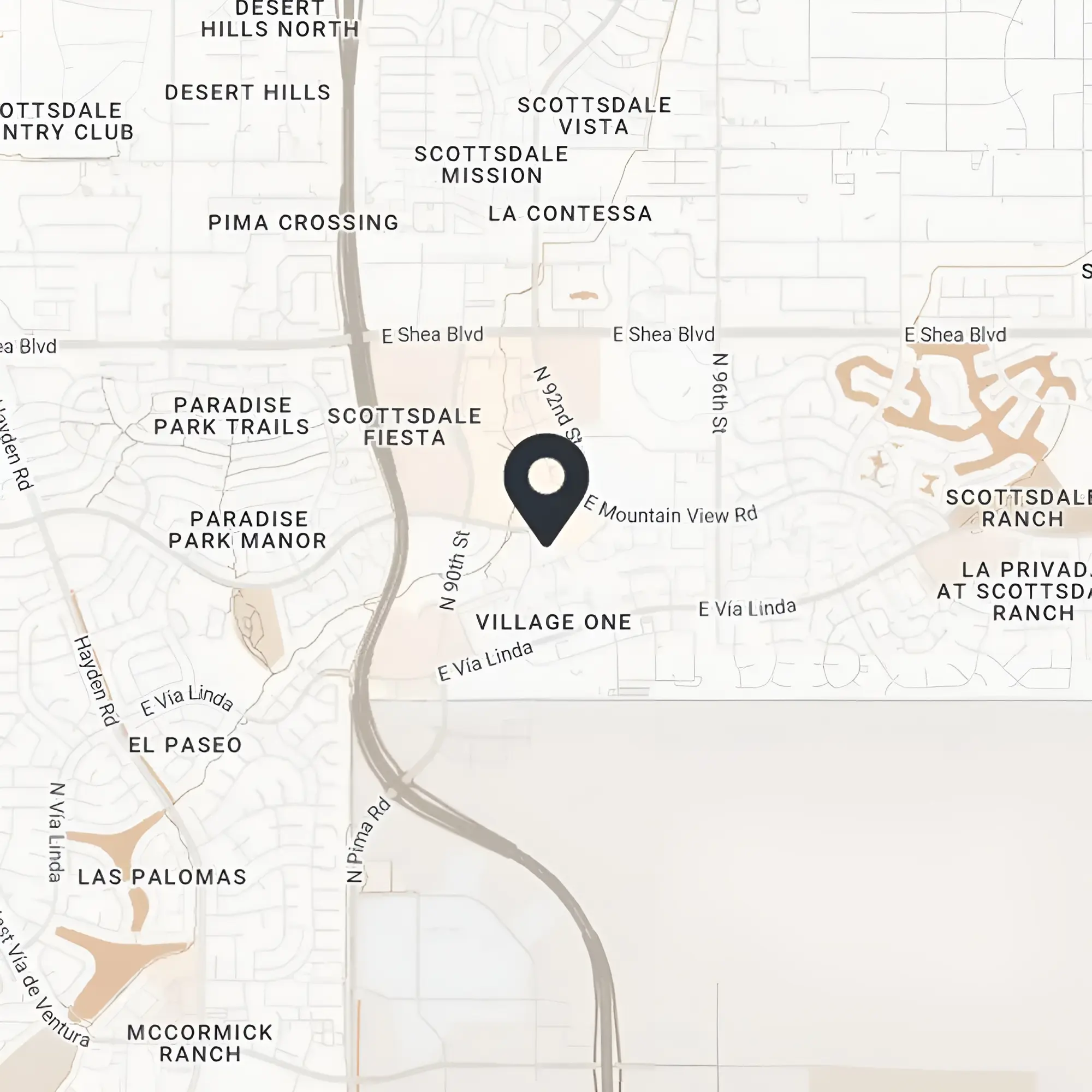 Tamplen Plastic Surgery - Scottsdale Map